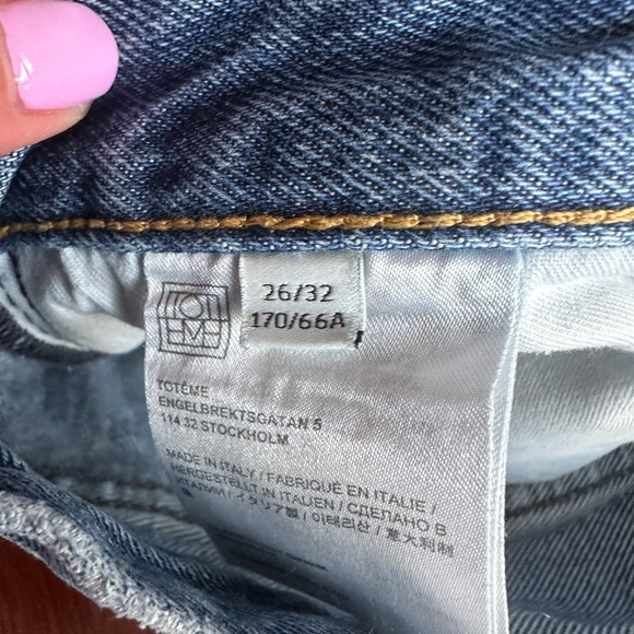 Toteme jeans size 26 - Picture 8 of 10